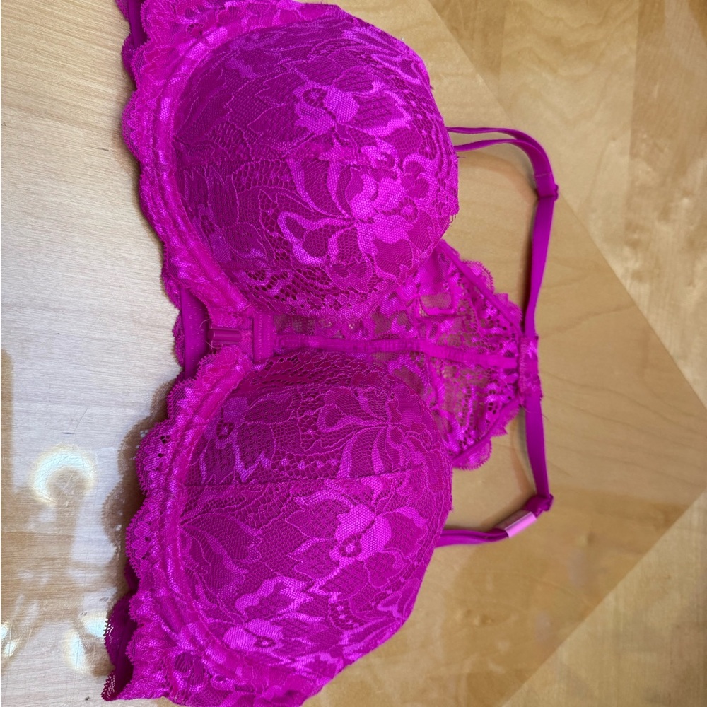 VS  Pink Lace Bralette